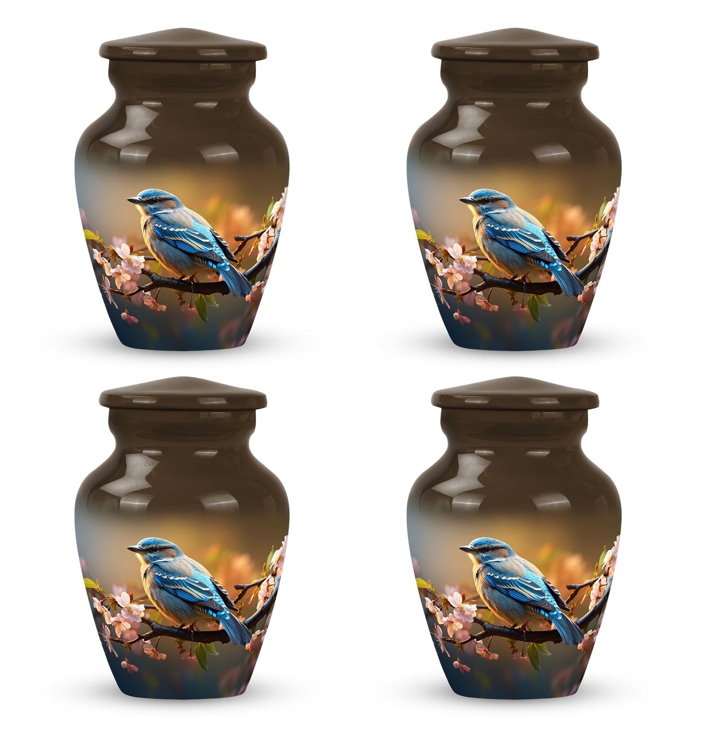 Personalized Bird Cremation Urn for Human Ashes - 10-inch, 200 cu in - Yatskia
