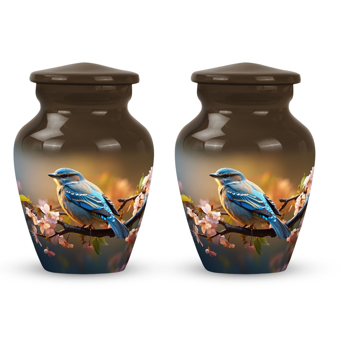 Personalized Bird Cremation Urn for Human Ashes - 10-inch, 200 cu in - Yatskia