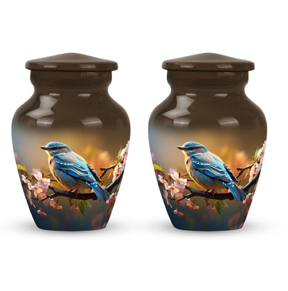 Personalized Bird Cremation Urn for Human Ashes - 10-inch, 200 cu in - Yatskia