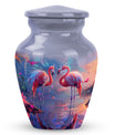 Flamingo Love Cremation Urn for Human Ashes - Cremation Urns For Adult