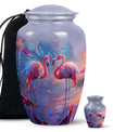 Flamingo Love Cremation Urn for Human Ashes - Cremation Urns For Adult