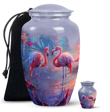 Large Urn With 1 Keepsake Urn