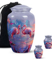 Flamingo Love Cremation Urn for Human Ashes - Cremation Urns For Adult