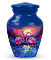 Vibrant Flamingo Fantasy - Bird Urns Funeral Large Cremation Urns