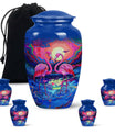Vibrant Flamingo Fantasy - Bird Urns Funeral Large Cremation Urns