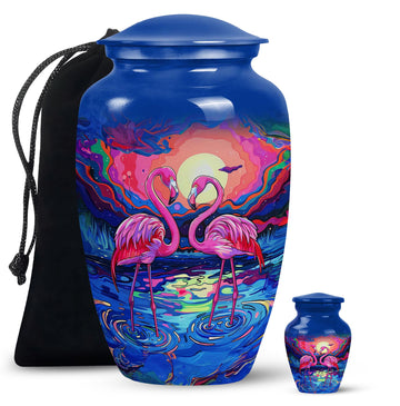 Large Urn With 1 Keepsake Urn