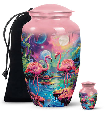 Large Urn With 1 Keepsake Urn