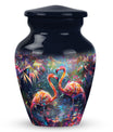 Vibrant Flamingo Pair Cremation Urn for Human Ashes - Funeral Urns For Adult