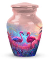 Pink Flamingo Cremation Urn For Human Ashes For Men & Women