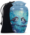 Two Sparrows Cremation Urn for Human Ashes - Cremation Urn For Adults