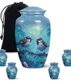 Two Sparrows Cremation Urn for Human Ashes - Cremation Urn For Adults