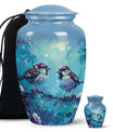 Two Sparrows Cremation Urn for Human Ashes - Cremation Urn For Adults