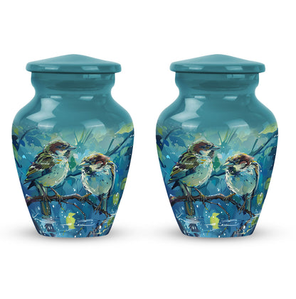 Personalized Bird Cremation Urn for Adults - 10-inch, 200 cu in - Yatskia