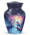 Colorful Birds Cremation Urn for Human Ashes For Mom and Dad