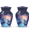 Colorful Birds Cremation Urn for Human Ashes For Mom and Dad