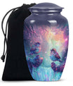 Colorful Birds Cremation Urn for Human Ashes For Mom and Dad
