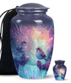 Colorful Birds Cremation Urn for Human Ashes For Mom and Dad