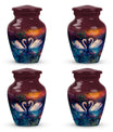 Sunset Swan Cremation Urn for Human Ashes - Urn For Men & Women
