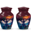 Sunset Swan Cremation Urn for Human Ashes - Urn For Men & Women