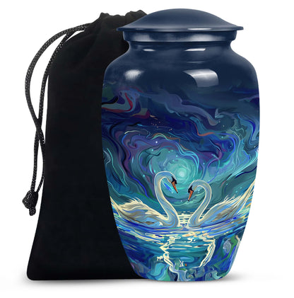 Personalized Bird Cremation Urn for Human Ashes - 10-inch, 200 cu in - Yatskia