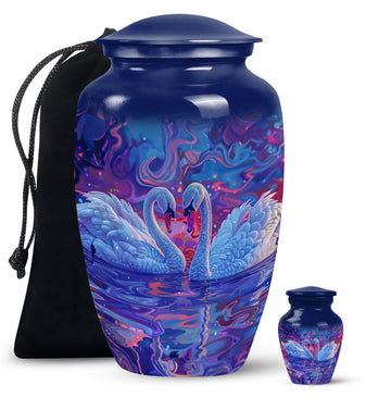Large Urn With 1 Keepsake Urn