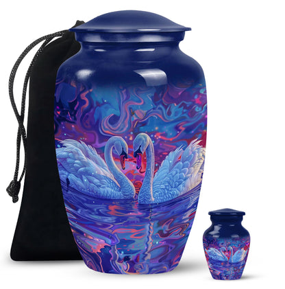 Personalized Bird Keepsake Urn for Human Ashes - 3-inch, 3 cu in - Yatskia