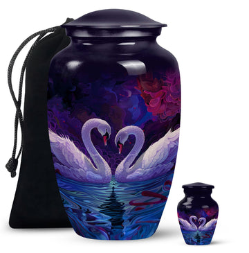 Large Urn With 1 Keepsake Urn