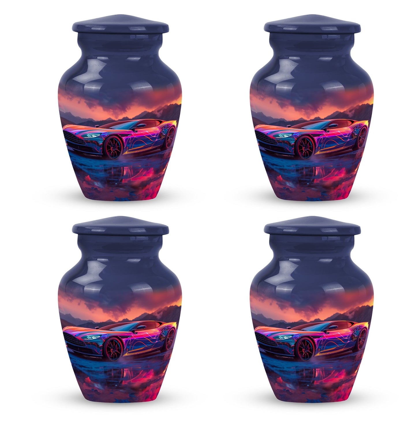 Personalized Car Keepsake Urn for Human Ashes - 10-inch, 200 cu in - Yatskia