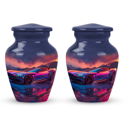 Personalized Car Keepsake Urn for Human Ashes - 10-inch, 200 cu in - Yatskia