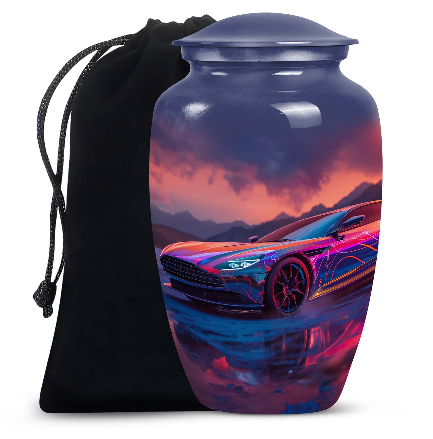 Personalized Car Keepsake Urn for Human Ashes - 10-inch, 200 cu in - Yatskia