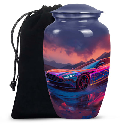 Personalized Car Keepsake Urn for Human Ashes - 10-inch, 200 cu in - Yatskia