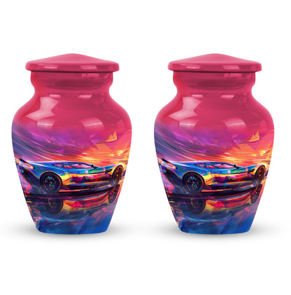 Personalized Car Keepsake Urn for Adults - 10-inch, 200 cu in - Yatskia