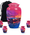 Racing Car Cremation Urns Large & Small Combo -  Urns For Adults