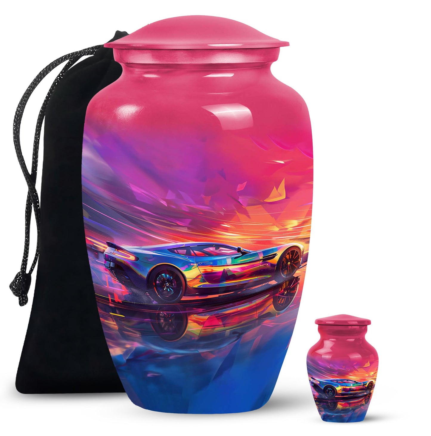 Personalized Car Keepsake Urn for Adults - 10-inch, 200 cu in - Yatskia