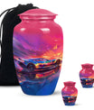 Racing Car Cremation Urns Large & Small Combo -  Urns For Adults