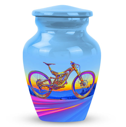 Personalized Bicycle Cremation Urn for Adult - 10-inch, 200 cu in - Yatskia