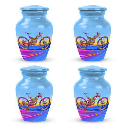 Personalized Bicycle Cremation Urn for Adult - 10-inch, 200 cu in - Yatskia
