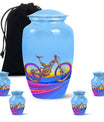 Vibrant Bicycle Urn for Human Ashes - Cremation Urns For Adult