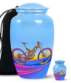 Vibrant Bicycle Urn for Human Ashes - Cremation Urns For Adult