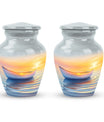Sunset Boat Urn for Human Ashes - Boat Cremation Urns For Adults
