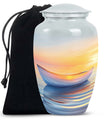 Sunset Boat Urn for Human Ashes - Boat Cremation Urns For Adults