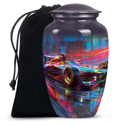 Personalized Car Cremation Urn for Men and Women - 10-inch, 200 cu in - Yatskia