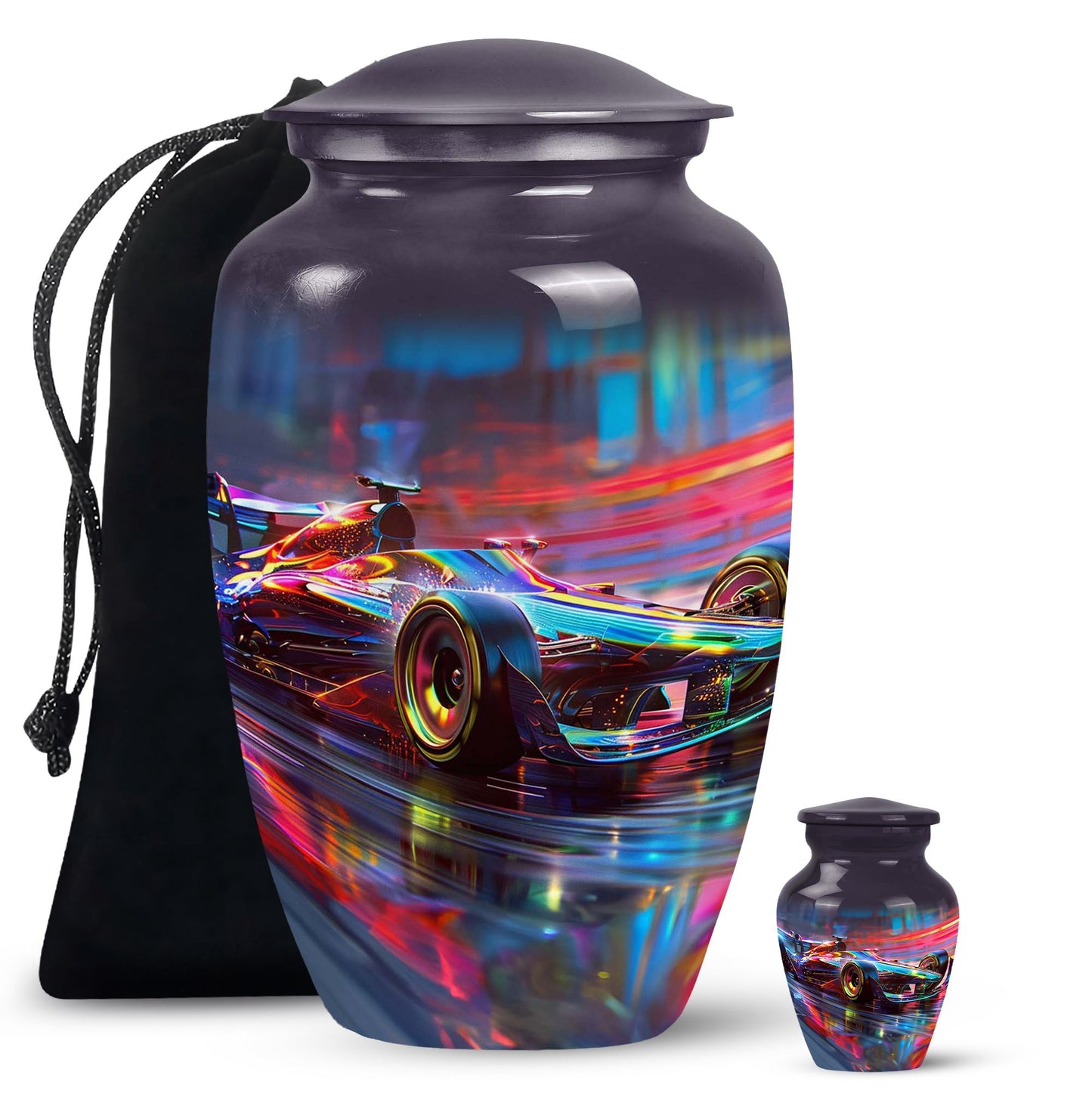 Personalized Car Cremation Urn for Men and Women - 10-inch, 200 cu in - Yatskia