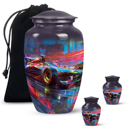 Personalized Car Cremation Urn for Men and Women - 10-inch, 200 cu in - Yatskia
