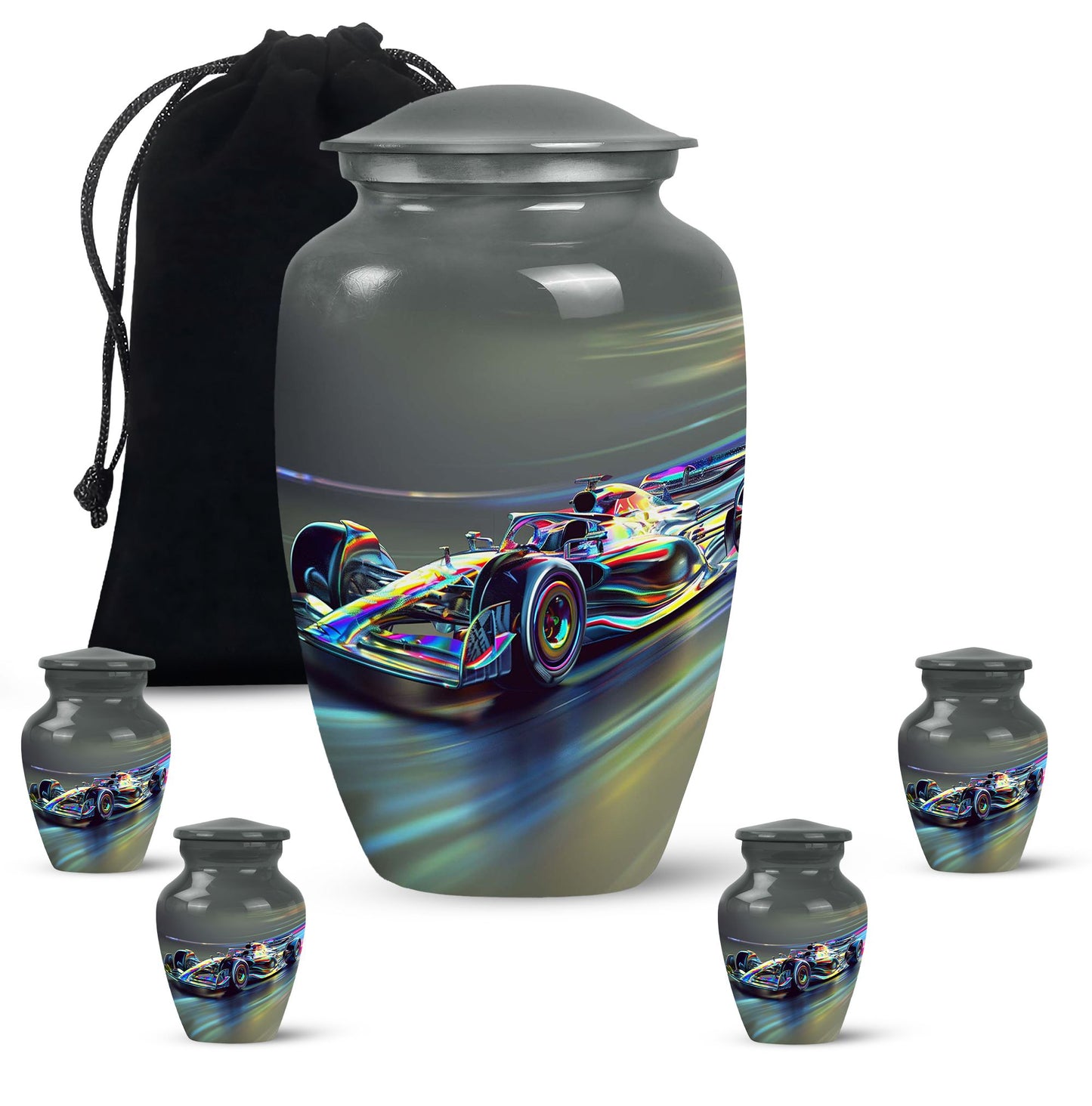 Personalized Car Cremation Urn for Adults - 10-inch, 200 cu in - Yatskia
