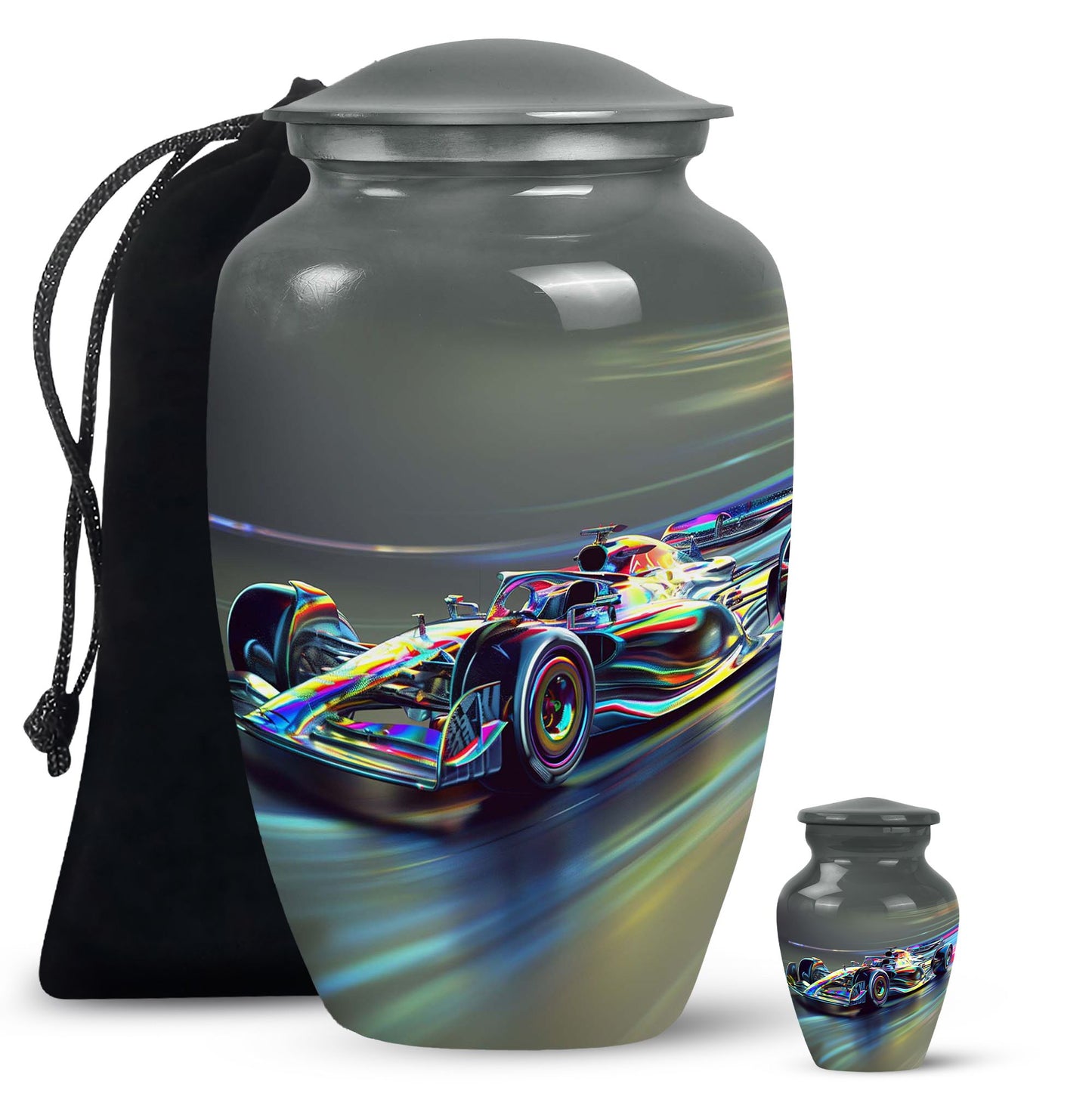 Personalized Car Cremation Urn for Adults - 10-inch, 200 cu in - Yatskia