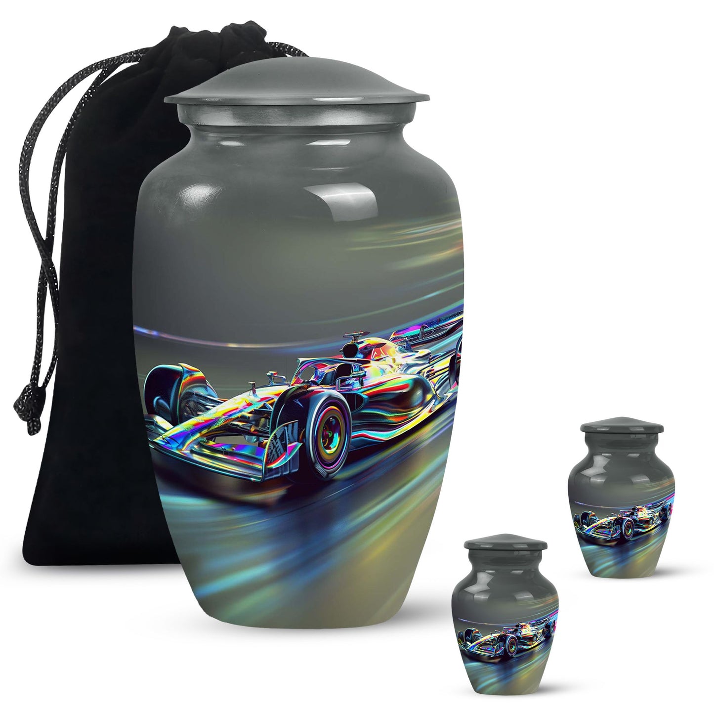 Personalized Car Cremation Urn for Adults - 10-inch, 200 cu in - Yatskia