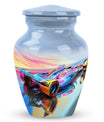 Vibrant Race Car Urn for Human Ashes - Car Funeral Urn For Adult