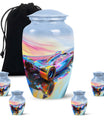 Vibrant Race Car Urn for Human Ashes - Car Funeral Urn For Adult
