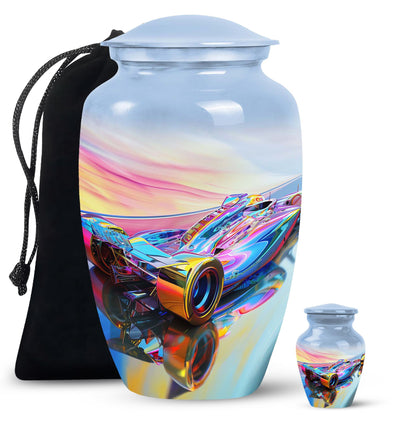 Personalized Car Cremation Urn for Adult - 10-inch, 200 cu in - Yatskia
